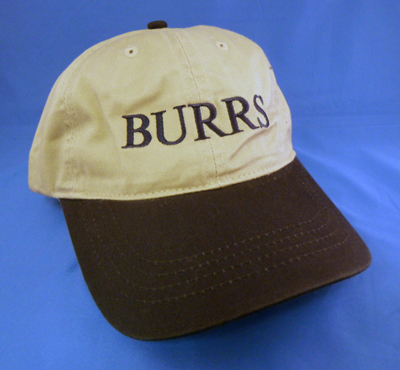 Baseball Cap - TAN with Burrs